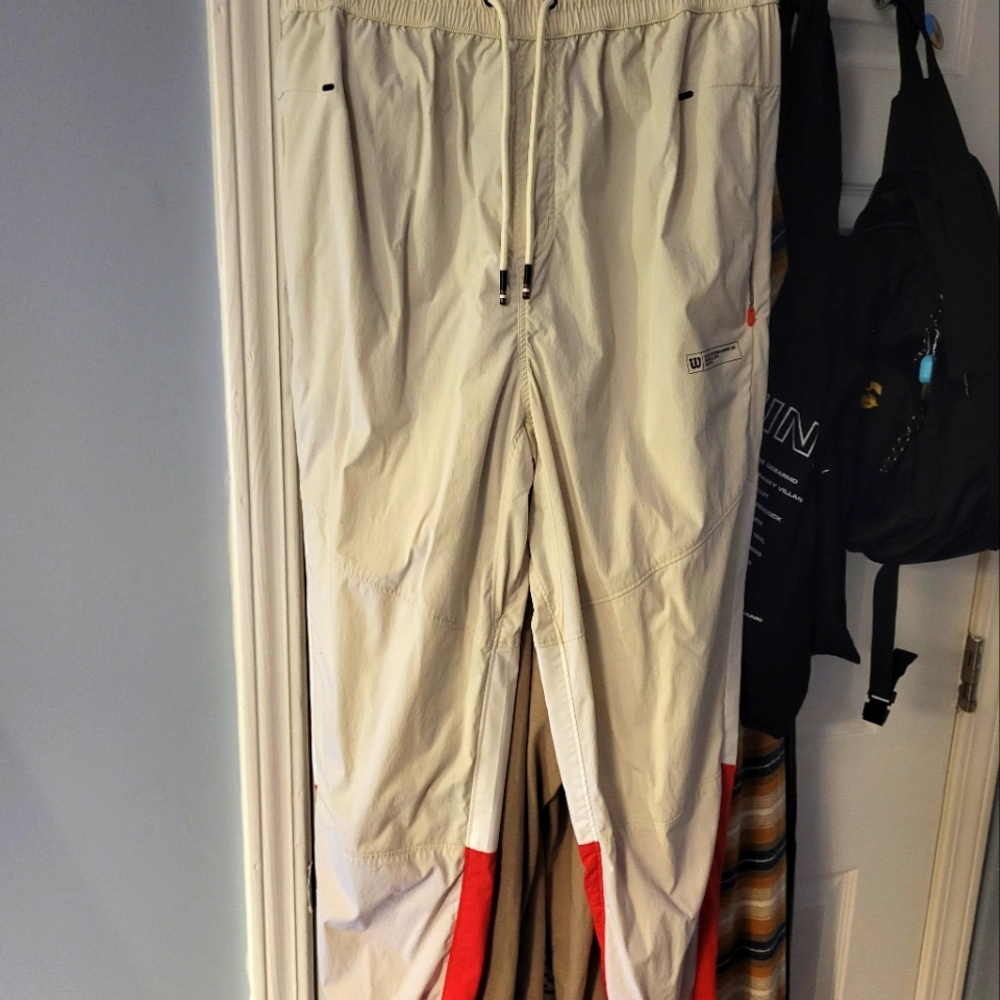 Wilson white medium running pants